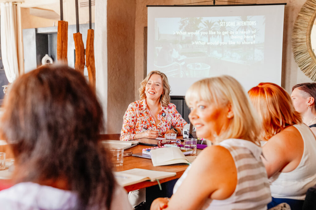 Joanna Martin mentoring and guiding her Catalyst group
